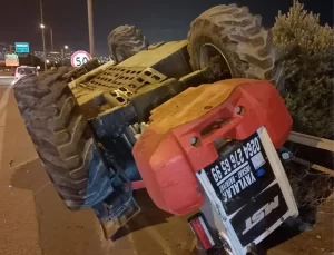 İskenderun’da Tır Devrildi: Sürücü Yaralı