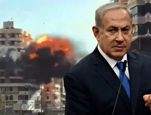 İsrail savaş uçakları Beyrut’ta bir binayı yerle bir etti! Dehşet anları kamerada