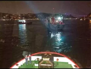 İstanbul Boğazı’nda Tanker Kurtarıldı
