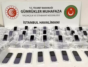 İstanbul Havalimanı’nda 15 bin cep telefonu operasyonu
