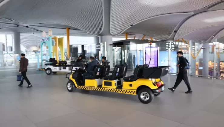 İstanbul Havalimanı’nda Yeni Taksi Hizmeti Başlatıldı