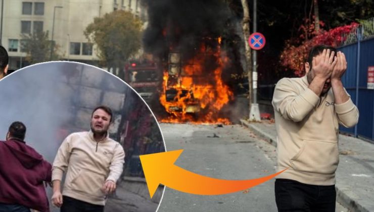 İstanbul’da kamyonet alev topuna döndü, sahibi sinir krizi geçirdi