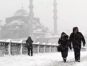 İstanbul’da kar yağışı için tarih verildi