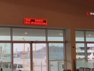 İstanbul’da Lodos Deniz Seferlerini İptal Etti