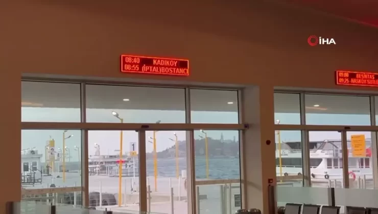 İstanbul’da Lodos Deniz Seferlerini İptal Etti