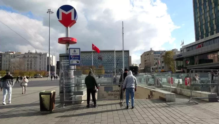 İstanbul’da Metro İstasyonları Kapatıldı