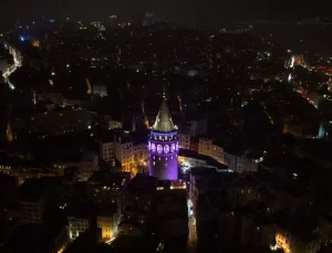 İstanbul’da Mor Işıkla Farkındalık