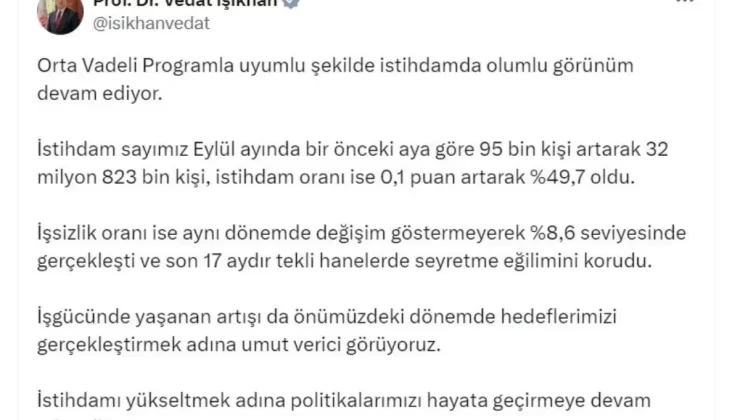 İstihdamda Olumlu Görünüm Devam Ediyor
