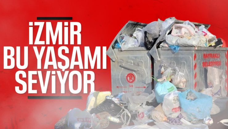 İzmir’de CHP’li ilçe belediyesinde işçiler grevde: Çöpler sokaklara taştı