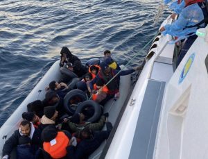 İzmir’de düzensiz göçmen operasyonu: 109 kaçak göçmen kurtarıldı