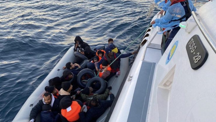 İzmir’de düzensiz göçmen operasyonu: 109 kaçak göçmen kurtarıldı