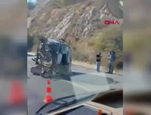 İzmir’de TIR Kazasında 1 Ölü, 1 Yaralı