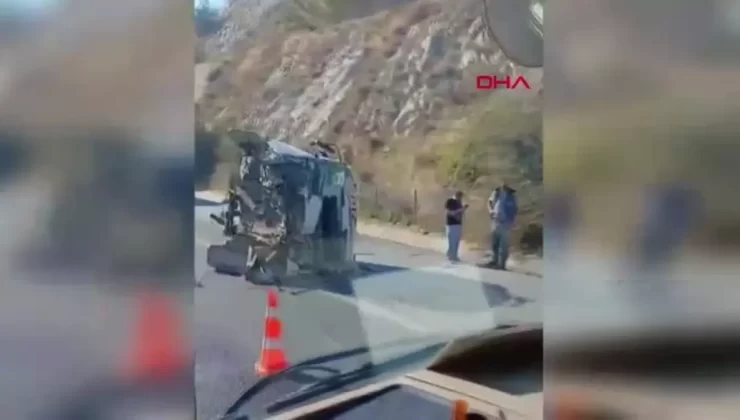 İzmir’de TIR Kazasında 1 Ölü, 1 Yaralı