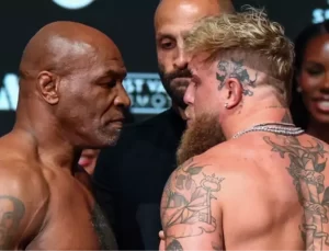 Jake Paul, 8 raundluk maçta Mike Tyson’a karşı galip geldi