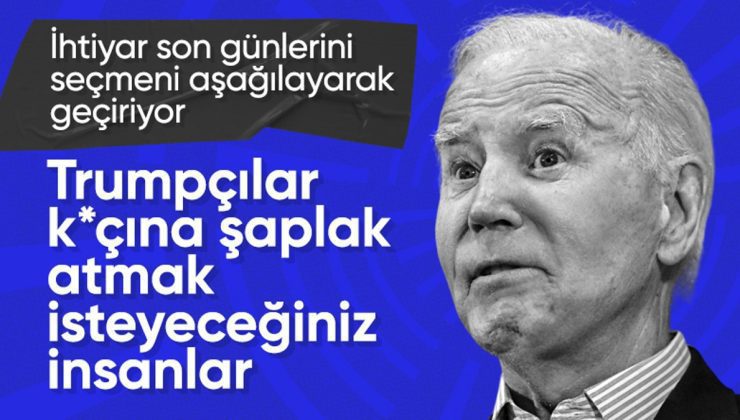 Joe Biden, Donald Trump’ın destekçilerine hakaret etti