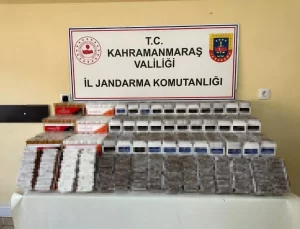 Kahramanmaraş’ta 100 Bin Kaçak Makaron Ele Geçirildi