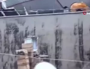 Kahramanmaraş’ta Rüzgar Çatılara Zarar Verdi