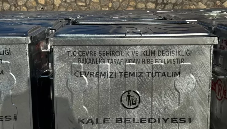 Kale’ye 193 Yeni Çöp Konteyneri