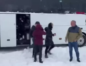 Kapadokya Karla Beyaza Büründü