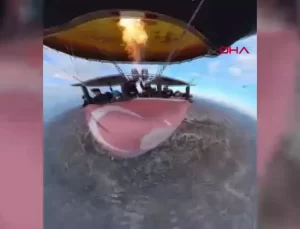 Kapadokya’da Atatürk Anısına Sıcak Hava Balonları