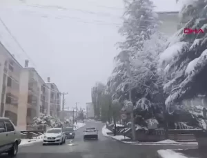 Karabük’te Kar Yağışı Eğitimi Etkiledi