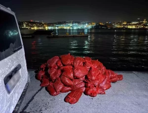 Karaköy’de Kaçak Midye Operasyonu