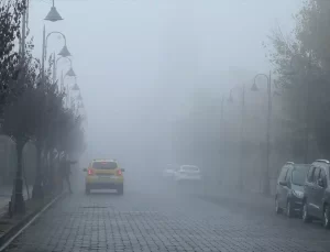 Kars’ta Yoğun Sis ve Soğuk Hava