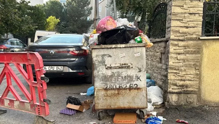 Kartal’da Grev, Sokaklar Çöple Dolu