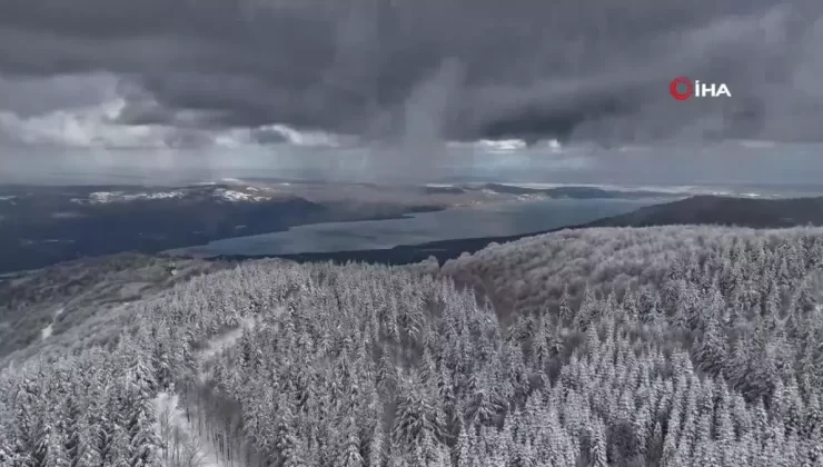 Kartepe Kış Manzarasıyla Göz Dolduruyor