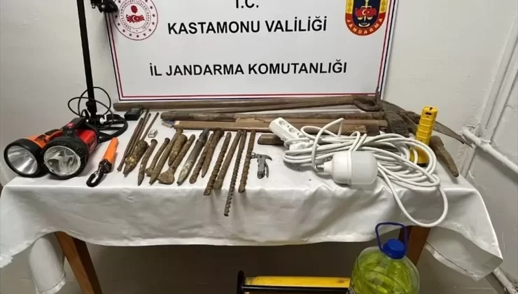 Kastamonu’da Kaçak Kazı Operasyonu