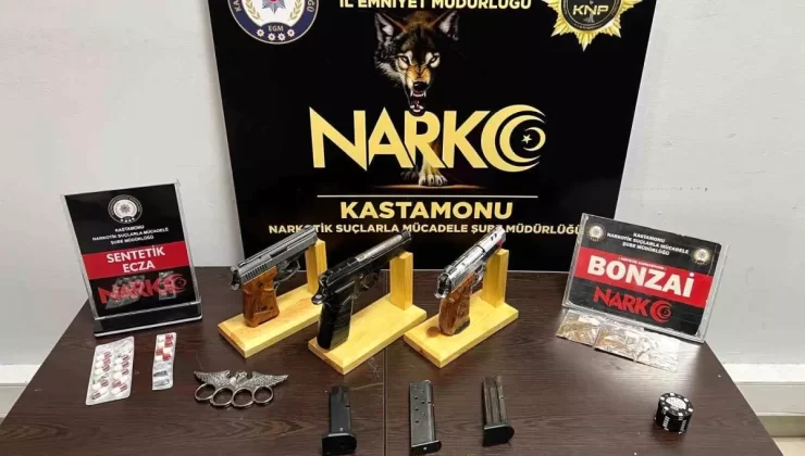 Kastamonu’da Uyuşturucu ve Silah Operasyonu