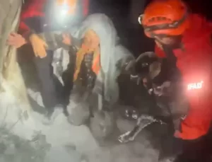 Kayıp çift, ‘Sesimi duyan var mı’ anonsuyla gece karda donmak üzereyken bulundu