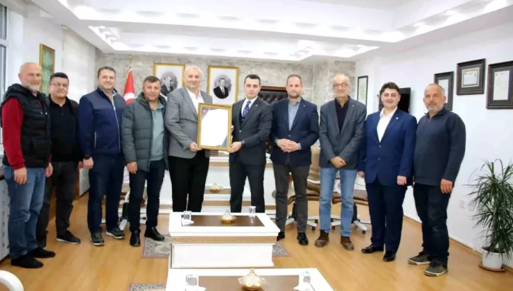 Kaymakam Furkan Alpay’a Fahri Hemşehrilik Beratı Verildi