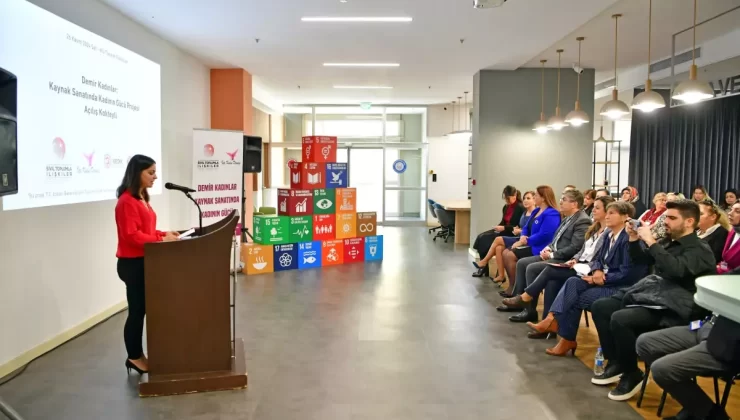 ‘Kaynak sanatında, depremden etkilenen kadınlara destek olmayı amaçlıyoruz’