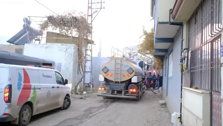 Kayseri’de Kahvehanede Yangın