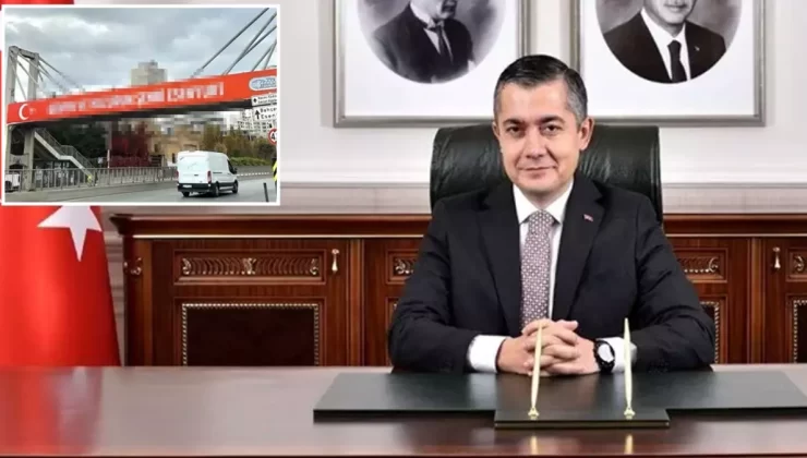 Kayyum Can Aksoy üst geçitlere “Güven ve Huzurun Şehri Esenyurt” afişleri astırdı