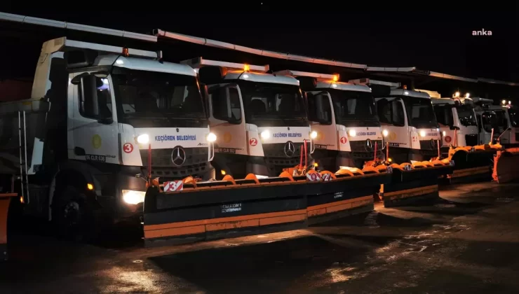 Keçiören Belediyesi Kuvvetli Yağış İçin Teyakkuzda