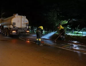 Keçiören Belediyesi’nden Gece Temizlik Seferberliği