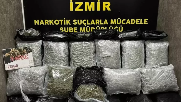 Kemalpaşa’da 26 Kilo Esrar Ele Geçirildi