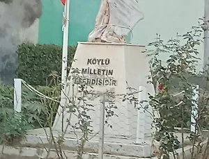Kiraz’da Atatürk Büstlerine Saldırı