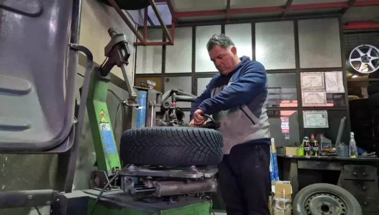 Kış Lastiği Zorunluluğu Öncesi Yoğunluk