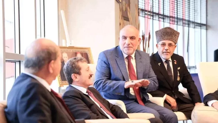 KKTC Cumhurbaşkanı Ersin Tatar, Samsun’da Canik Belediye Başkanı Sandıkçı’yı Ziyaret Etti