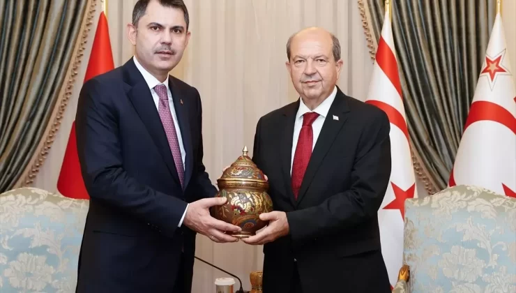 KKTC Cumhurbaşkanı Tatar, Çevre, Şehircilik ve İklim Değişikliği Bakanı Kurum’u kabul etti Açıklaması