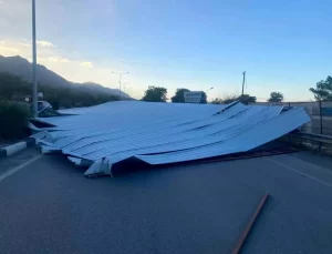 KKTC’de Fırtına Hasara Yol Açtı