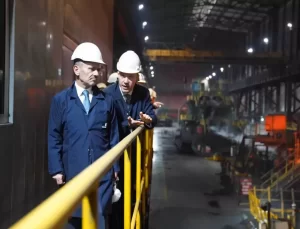 Kocaeli Valisi İlhami Aktaş, Çolakoğlu Metalurji Fabrikası’nı Ziyaret Etti