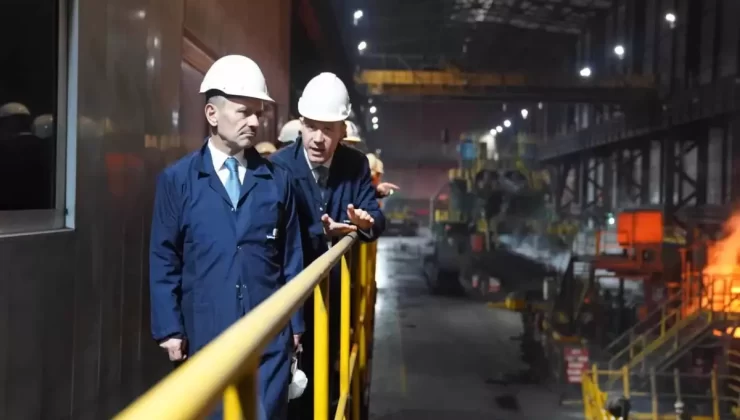 Kocaeli Valisi İlhami Aktaş, Çolakoğlu Metalurji Fabrikası’nı Ziyaret Etti