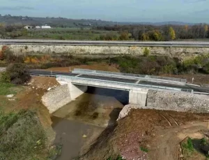 Kocaeli’de Selden Yıkılan Osman Bey Köprüsü Yeniden İnşa Edildi
