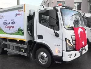Konak Belediyesi’nden Temizlik Filosuna Beş Yeni Çöp Kamyonu