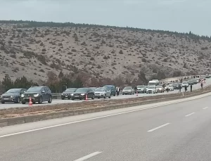 Konya’da Çekici Alev Alev Yandı