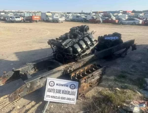 Konya’da Gümrük Kaçağı Araç Operasyonu